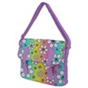 Funny Flowers Smile Face Camomile Buckle Messenger Bag View2