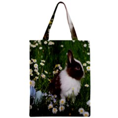 Rabbit Zipper Classic Tote Bag by artworkshop