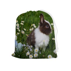 Rabbit Drawstring Pouch (xl) by artworkshop