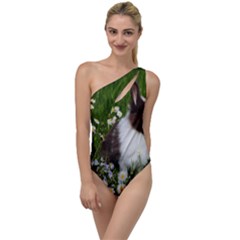 Rabbit To One Side Swimsuit by artworkshop