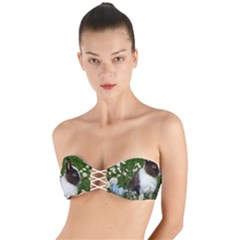 Rabbit Twist Bandeau Bikini Top by artworkshop