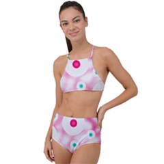Wallpaper Pink Halter Tankini Set by Luxe2Comfy