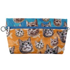 Cat Cute Blue Handbag Organizer (large)