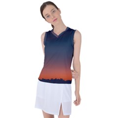 Sky Gradient Women s Sleeveless Sports Top by artworkshop