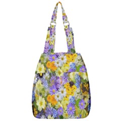 Spring Flowers Center Zip Backpack by artworkshop