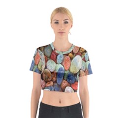 Stones Cotton Crop Top by artworkshop