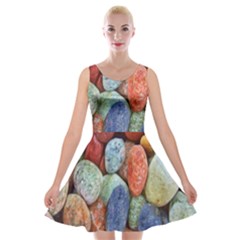 Stones Velvet Skater Dress by artworkshop