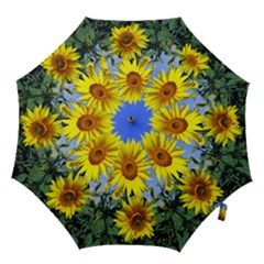 Sunflower Gift Hook Handle Umbrellas (large) by artworkshop