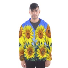 Sunflower Gift Men s Hooded Windbreaker