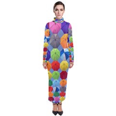 Umbrella Turtleneck Maxi Dress by artworkshop