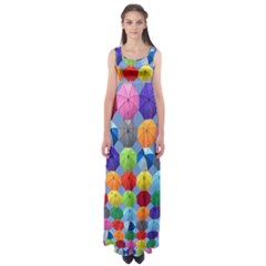 Umbrella Empire Waist Maxi Dress by artworkshop