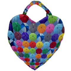 Umbrella Giant Heart Shaped Tote by artworkshop