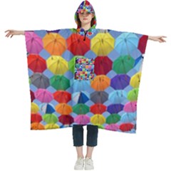 Umbrella Women s Hooded Rain Ponchos by artworkshop