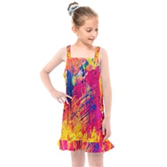 Various Colors Kids  Overall Dress
