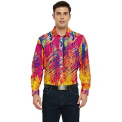 Various Colors Men s Long Sleeve Pocket Shirt  by artworkshop