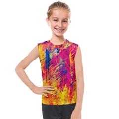 Various Colors Kids  Mesh Tank Top