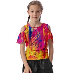 Various Colors Kids  Butterfly Cutout Tee by artworkshop
