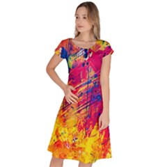 Various Colors Classic Short Sleeve Dress by artworkshop