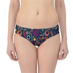 Doodle Pattern Hipster Bikini Bottoms by Grandong