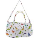 Vector Baby Dino Seamless Pattern Removable Strap Handbag View1