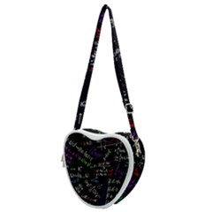 Mathematics  Physics Maths Math Pattern Heart Shoulder Bag by Grandong