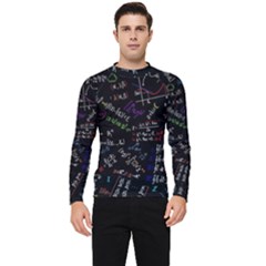 Mathematics  Physics Maths Math Pattern Men s Long Sleeve Rash Guard by Grandong