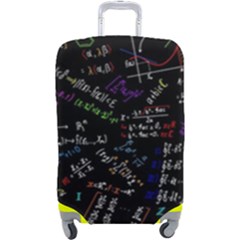 Mathematics  Physics Maths Math Pattern Luggage Cover (large) by Grandong