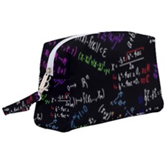 Mathematics  Physics Maths Math Pattern Wristlet Pouch Bag (large) by Grandong