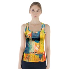 Wall Art Racer Back Sports Top by artworkshop