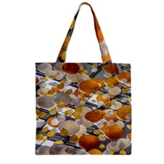 Wallpapper Zipper Grocery Tote Bag by artworkshop