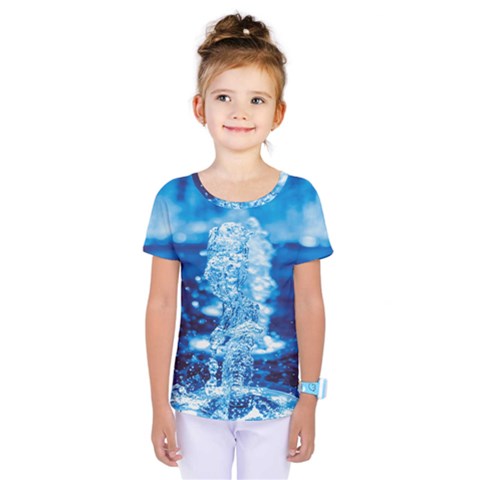 Water Blue Wallpaper Kids  One Piece Tee by artworkshop