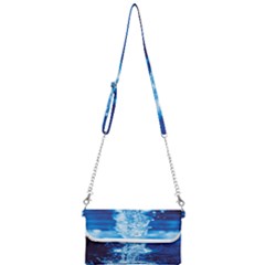 Water Blue Wallpaper Mini Crossbody Handbag by artworkshop