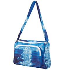 Water Blue Wallpaper Front Pocket Crossbody Bag by artworkshop