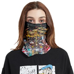 Water Droplets Face Covering Bandana (two Sides) by artworkshop