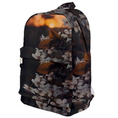 White Flower Classic Backpack by artworkshop