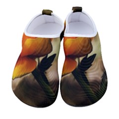 Yellow Butterfly Flower Women s Sock-style Water Shoes