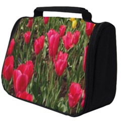 Yellow Pink Red Flowers Full Print Travel Pouch (big) by artworkshop