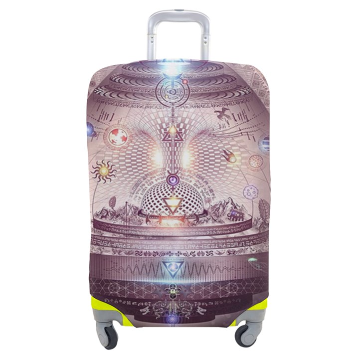 Cosmic Egg Sacred Geometry Art Luggage Cover (Medium)