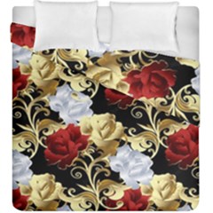 Roses Seamless Pattern Duvet Cover Double Side (king Size) by Grandong