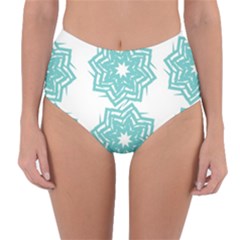 Cloth-design-star Reversible High-waist Bikini Bottoms