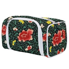 Background Vintage Japanese Design Toiletries Pouch