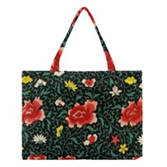 Background Vintage Japanese Design Medium Tote Bag