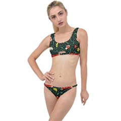 Background Vintage Japanese Design The Little Details Bikini Set