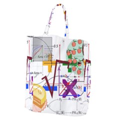 Mathematics Formula Physics School Giant Grocery Tote by Grandong