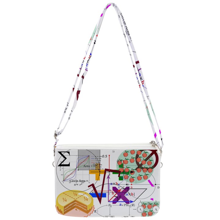 Mathematics Formula Physics School Double Gusset Crossbody Bag