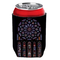 Chartres Cathedral Notre Dame De Paris Stained Glass Can Holder by Grandong