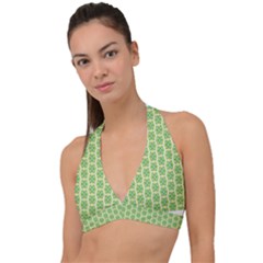 Another-green-design Another-green-design Halter Plunge Bikini Top