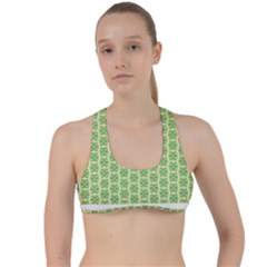 Another-green-design Another-green-design Criss Cross Racerback Sports Bra by Shoiketstore2023