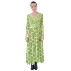 Another-green-design Another-green-design Button Up Maxi Dress