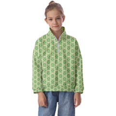 Another-green-design Another-green-design Kids  Half Zip Hoodie